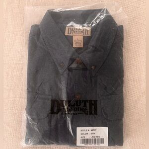 Duluth Trading Co Men's Navy Long Sleeve Shirt